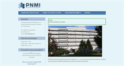 Desktop Screenshot of pnmi.sk