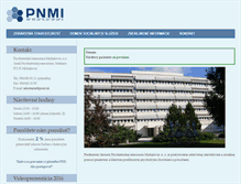 Tablet Screenshot of pnmi.sk